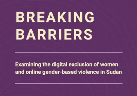 Breaking Barriers: Examining the digital exclusion of women and online ...