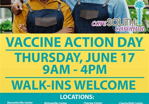 CareSouth Carolina partnering with SC-DHEC for 'Vaccine Action Day ...