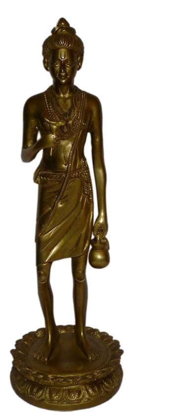 B H A R A T H A A T Brass Nilkanth Varni Statue Murti Idol Showpiece (4 ...