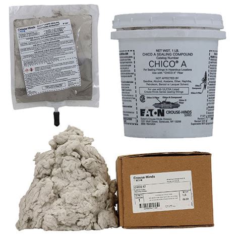 Eaton Chico A and Chico X Sealing Compounds and Fiber– Industrial Megamart