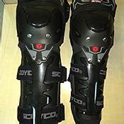 Scoyco Motorcycle Bike Racing Riding Knee & Elbow Guard (K11, Black ...