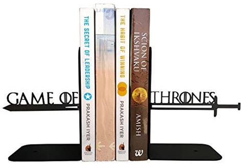 HeavenlyKraft Decorative Metal Bookend, Non Skid Book End, Book Stopper ...