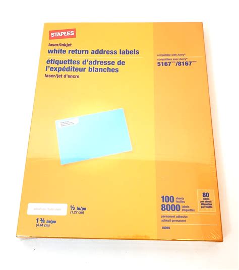 Avery 5167 8167 Template EZ Address Book Label Software