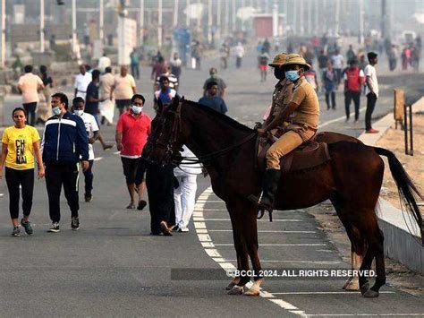 Abuzz with activity - Marina Beach in Chennai opens after eight month ...