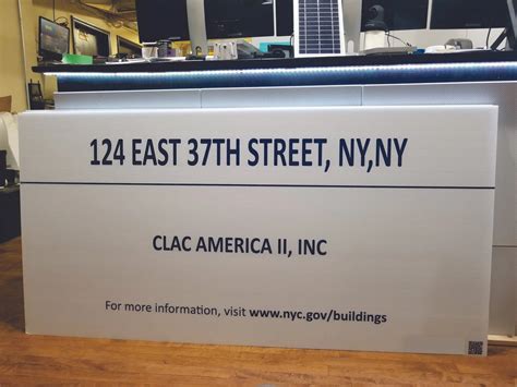 Construction Site Signs NYC | DOB Signs NYC | Contractor Signage NYC ...