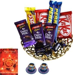 SurpriseForU Diya Chocolate Gift Surprise Combo | Diwali Gift With Diya ...