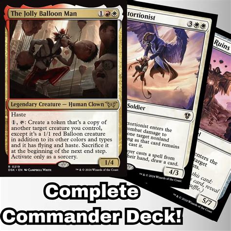MTG Commander Deck EDH Deck The Jolly Balloon Man 100 Magic Cards ...
