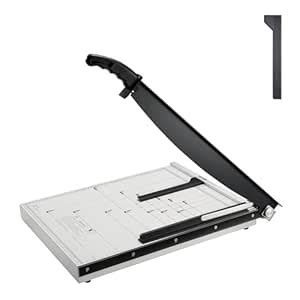 VEVOR Paper Cutter, 18 in Cut Length Guillotine Trimmer, 15-Sheet ...