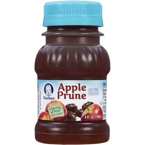 Gerber Apple Prune Juice, 4 fl oz (118 ml)