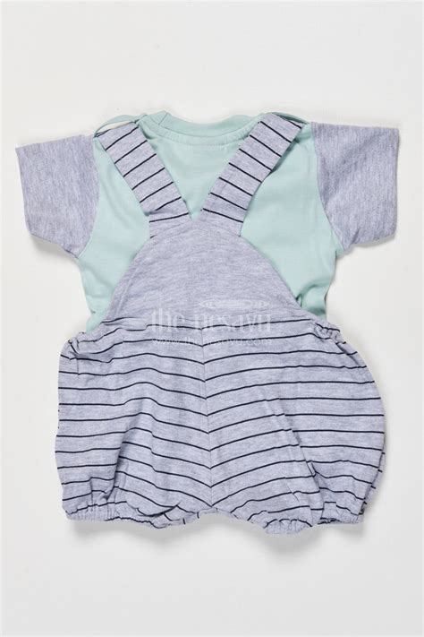 Nesavu baby dungaree set cotton character print playtime casual wear ...