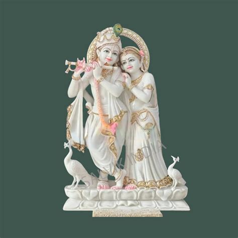Radha Krishna Idol Marble Statue | Murti | Salvik India – Salvik ...