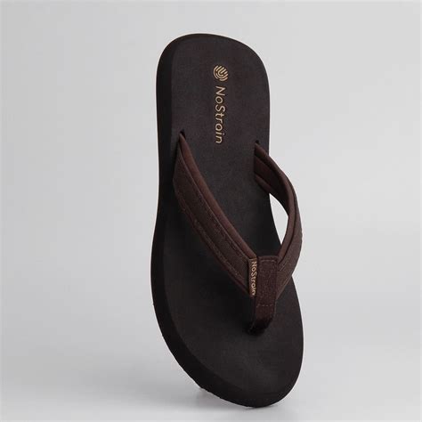 Bold Brown Slip-On Slippers for Women - NoStrain