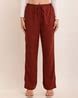 Buy Brown Trousers & Pants for Women by Nobarr Online | Ajio.com