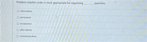 Image result for Problem-Solution Order