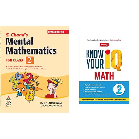 S. Chand's Mental Mathematics for Class 2 + Know your IQ Maths Class-2 ...