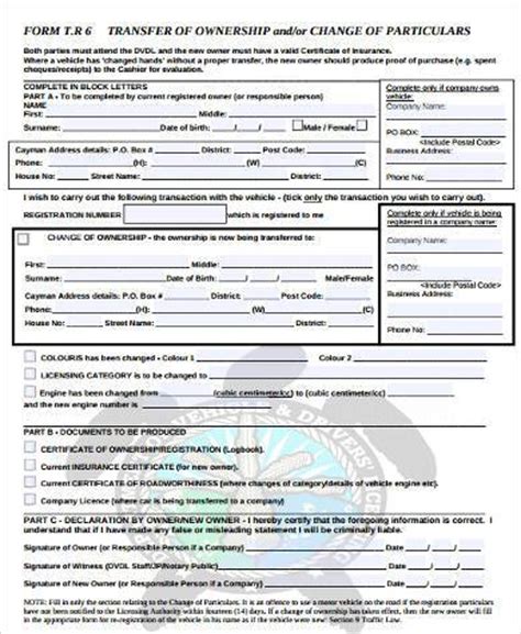 Image result for Transfer Ownership Electronic Form