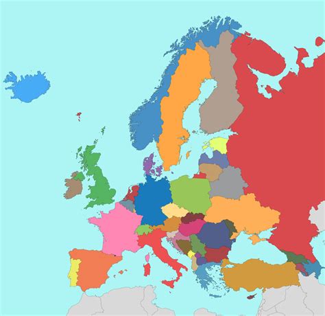 European Countries Map 的图像结果