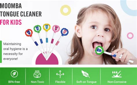 Adore Moomba Tongue cleaner with Safty case Best for child oral care ...