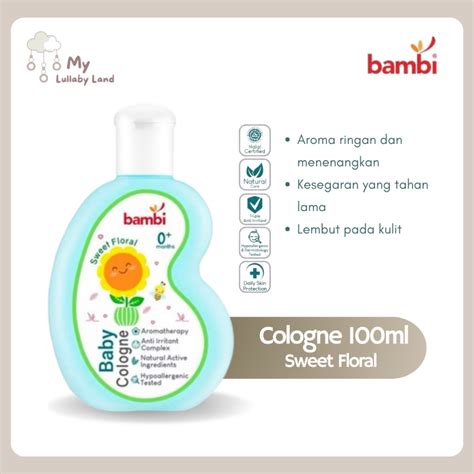 Jual Bambi Baby Cologne Sweet Floral 100ml | Parfum bayi | Shopee Indonesia