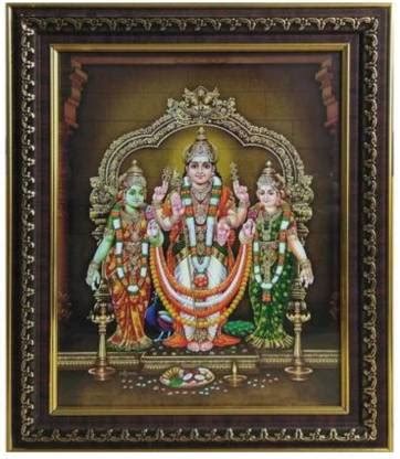 Dalvkot Lord Murugan Subramanya Swamy Photo Frame for Pooja Room ...