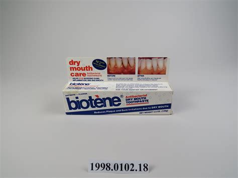 Biotene Antibacterial Dry Mouth Toothpaste | Smithsonian Institution