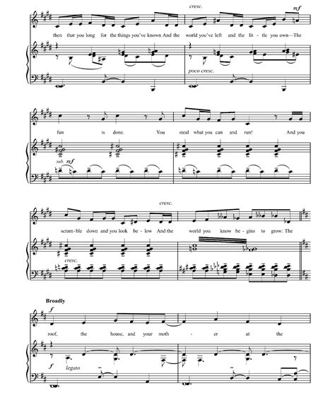 Giants In The Sky by Into The Woods Sheet Music - Meta-chords