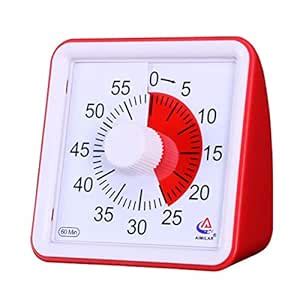 AIMILAR 60 Minute Visual Timer - Silent Timer Time Management Tool for ...