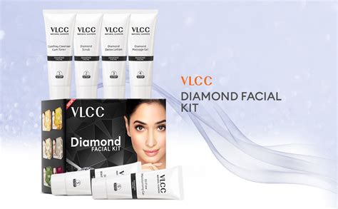 VLCC Gold Facial Kit & VLCC Diamond Facial Kit - 60g Each (Pack of 2 ...