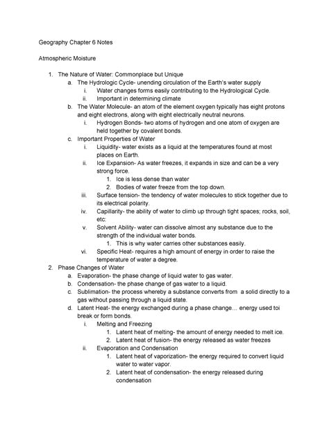 Image result for Geography Chapter 6 Notes