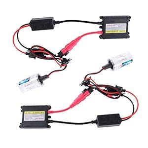 QGT Car External Light 2PCS 35W HB3/9005 2800 LM Slim HID Xenon Light ...