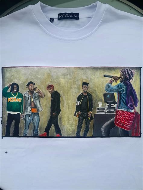 PAINTED THIS XXL 2016 Freshman Freestyle Tee : r/DenzelCurry
