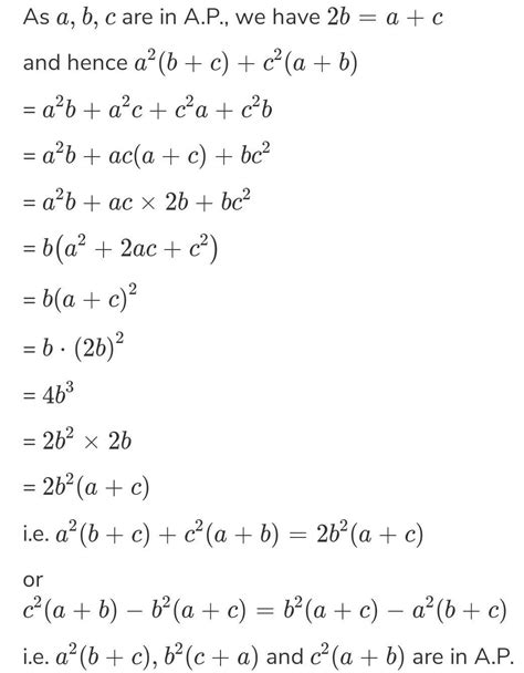 If a,b,c are in AP then show that a2(b+c)+b2(c+a)+c2(a+b) = 2/9(a+b+c)3 ...