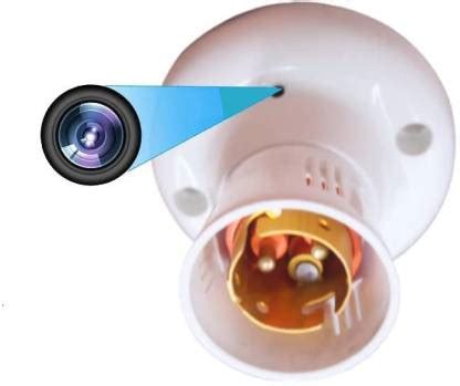 KZLYNN Secret Hidden Bulb Holder Spy Camera Day Vision Audio Video ...