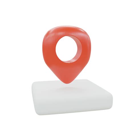 3D Map Pin PNG File 的图像结果