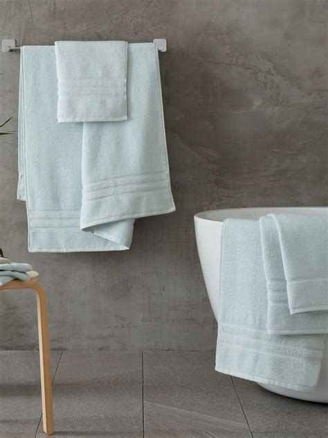 Buy Catherine Lansfield 6 Piece Duck Egg Zero Twist 100% Cotton Towel ...