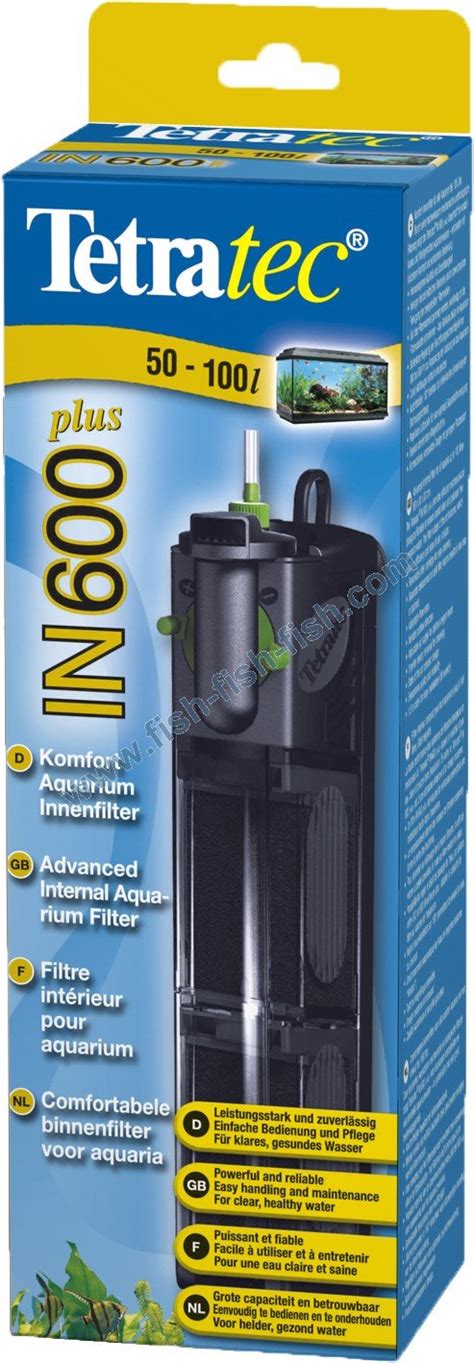 Buy Tetra IN600 Plus Powerful Internal Filter for Physical, Biological ...