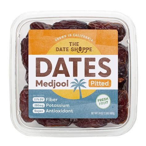 The Date Shoppe Pitted Medjool Dates | 1.5-Pound Tub India | Ubuy