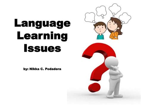 Image result for Language Learning Problems
