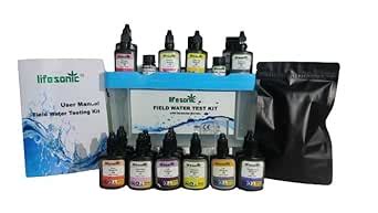 Lifesonic Field Water Test Kit, Complete Testing Solution with Multiple ...