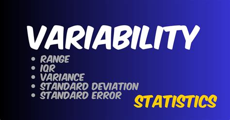 Image result for How Do You Find Variability