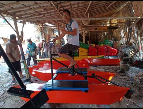 Jual perahu air model sepeda,sepeda air gowes,perahu air gowes,sepeda ...