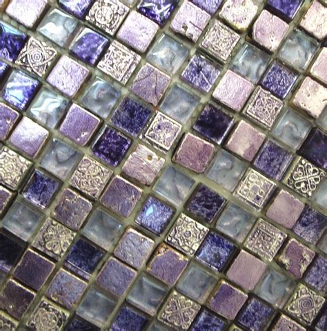 Mosaic Tile - Mosaic Tile - Toronto | Houzz | Purple tile, Purple ...