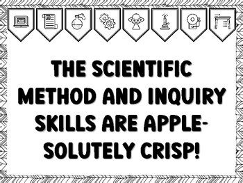 THE SCIENTIFIC METHOD AND INQUIRY SKILLS ARE APPLE-SOLUTELY CRISP ...