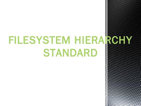 Filesystem Hierarchy Standard Explained 的图像结果