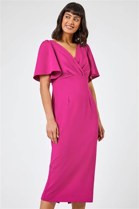 Magenta 2024 wrap dress
