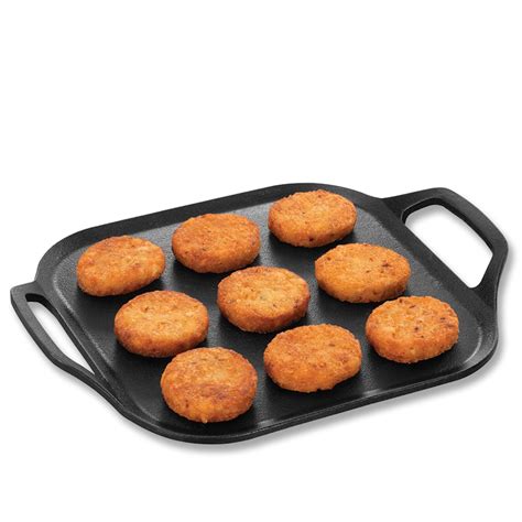 Buy Hawkins Futura 26 cm Cast Iron Square Tava, Cast Iron Tawa for ...