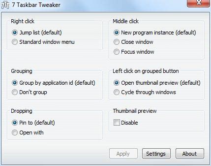 Image result for Taskbar Tweaker