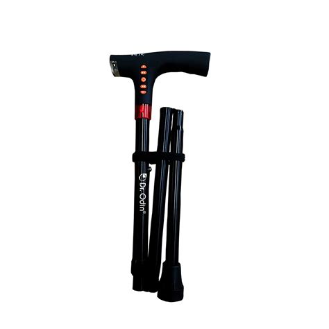 Dr. Odin Rubber GB-819 Smart Walking Cane with LED Lights, Automatic ...