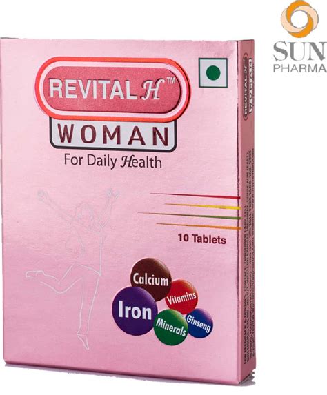 Buy REVITAL H WOMEN MULTIVITAMIN WITH CALCIUM ZINC GINSENG FOR IMMUNITY ...
