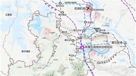 最清晰的武汉黄石黄冈鄂州铁路规划，来源黄石大冶市最新官方铁路和轨道交通规划 - 哔哩哔哩